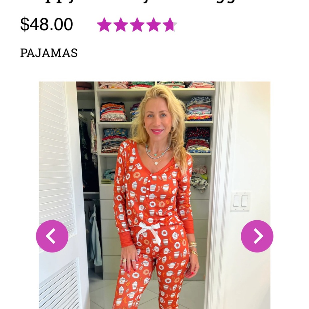 Pumpkin Spice XL Jogger PJ Set - Picture 10 of 10